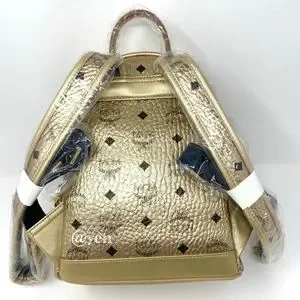 MCM | Bags | Mcm Limited Berlin Gold Studded Backpack Size 5  display picture 3